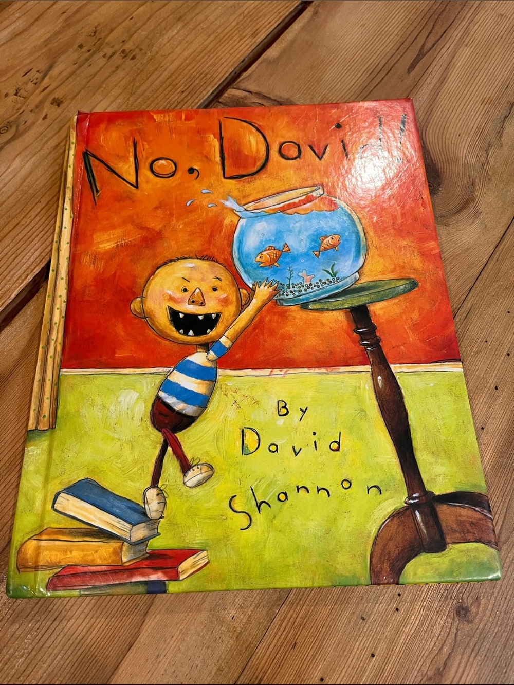 David Shannon HC Illustrated Book "No, David!"